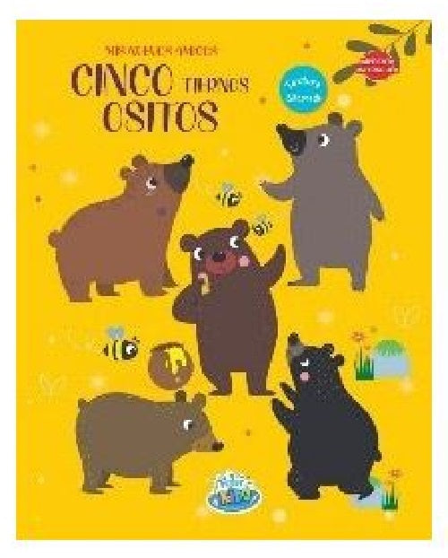 CINCO TIERNOS OSITOS. MIS NUEVOS AMIGOS (CON DETALLES)..