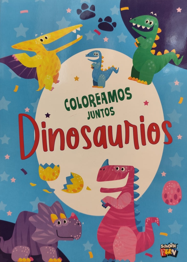 Coloreamos juntos dinosaurios