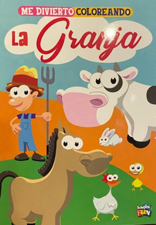 Me divierto coloreando la granja