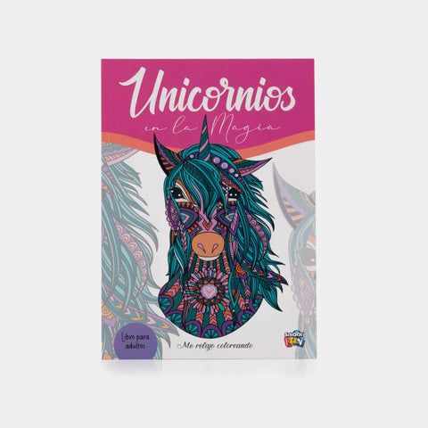 Libro para colorear Unicornios en la magia | VACIO
