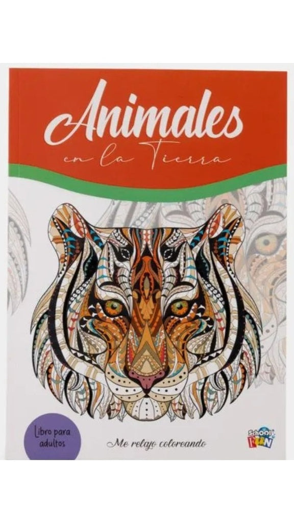 Libro para colorear Animales en la Tierra | VACIO
