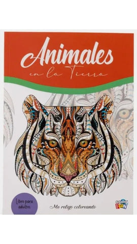 Libro para colorear Animales en la Tierra | VACIO