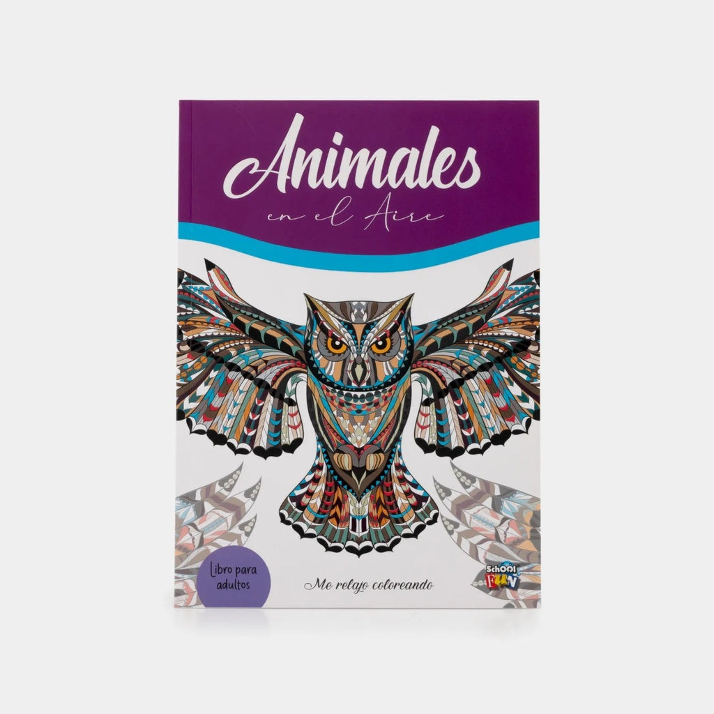 Libro para colorear Animales en el aire | VACIO
