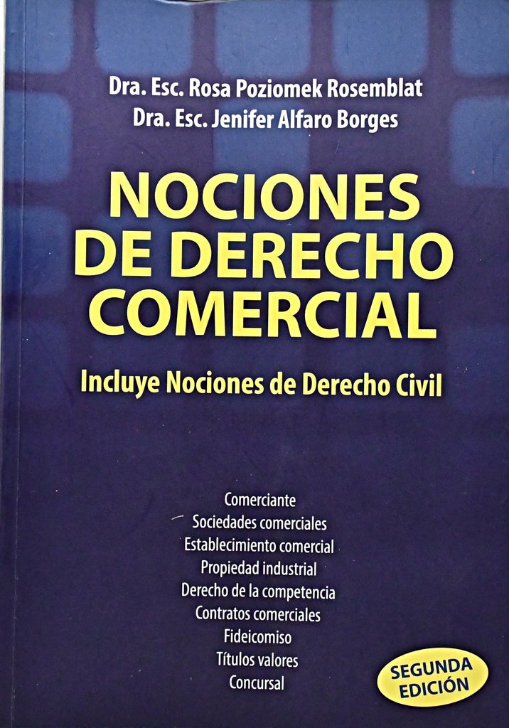 NOCIONES DE DERECHO COMERCIAL.. | ROSA POZIOMEK