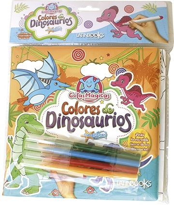 GOTAS MAGICAS : COLORES DE DINOSAURIOS  | sin autor