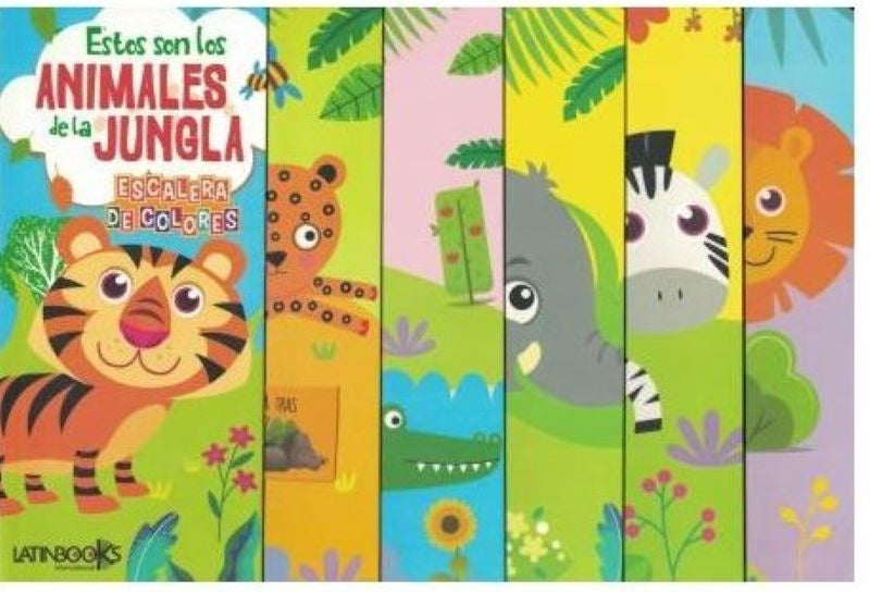 ESCALERA DE COLORES: ANIMALES DE LA JUNGLA..