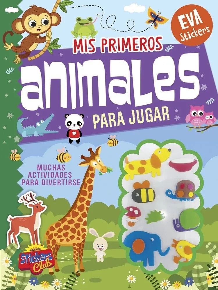 STICKER EVA MIS PRIMEROS ANIMALES PARA JUGAR