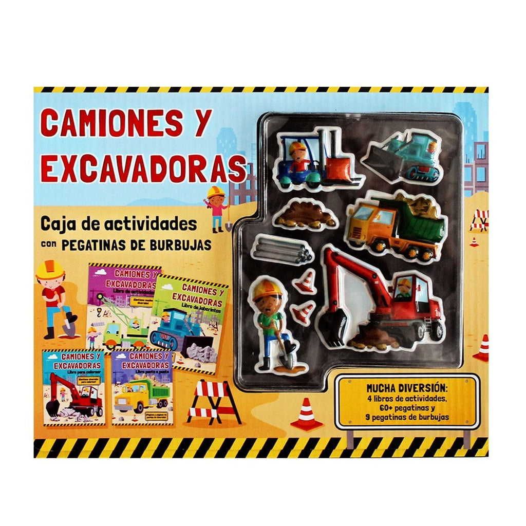 CAMION CAJA DE ACTIVIDADES  CON PEGATINAS DE BURBUJA..