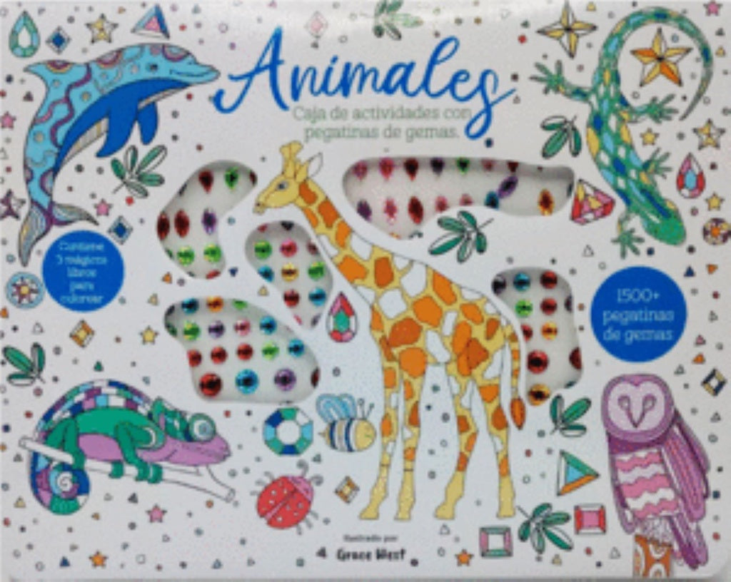 ANIMALES CAJA DE ACTIVIDADES CON GEMAS..