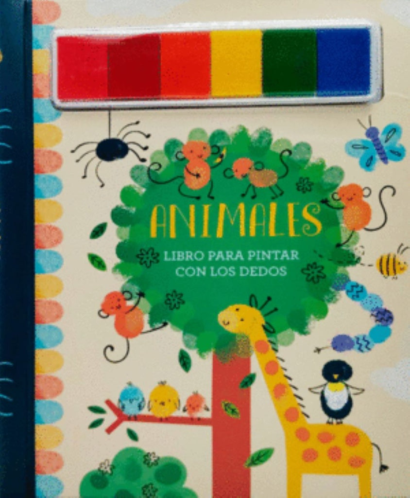 ANIMALES LIBRO PARA PINTAR CON LOS DEDOS..