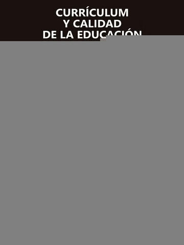 CURRICULUM Y CALIDAD DE LA EDUCACIÓN EN IBEROAMÉRICA.. | Cesar Coll