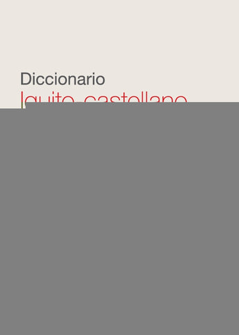Diccionario Iquito- castellano | Lev Michael