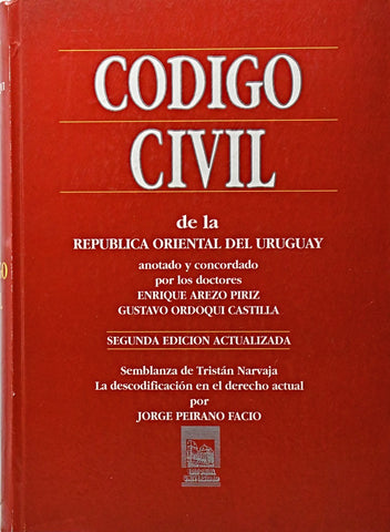 CODIGO CIVIL DE LA ROU.. | Enrique  Arezo Píriz