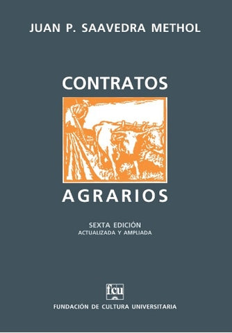 Contratos agrarios  | JUAN PABLO SAAVEDRA METHOL