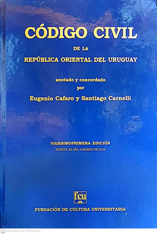 CODIGO CIVIL (ANOTADO Y CONCORDADO) | EUGENIO CAFFARO