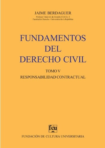 Fundamentos del derecho civil tomo V | Jaime  Berdaguer