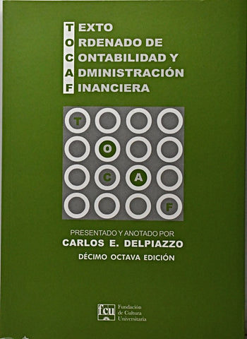 TOCAF. DECIMO OCTAVA EDICION..  | Carlos E. Delpiazzo