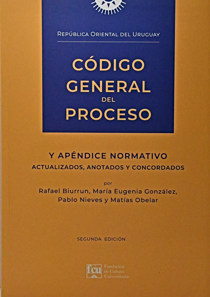 CODIGO GENERAL DEL PROCESO.. | BIURRUN, Gonzalez y otros