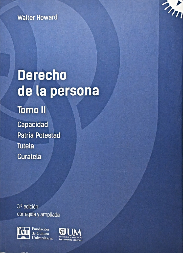 DERECHO DE LA PERSONA. TOMO 2.. | WALTER  HOWARD