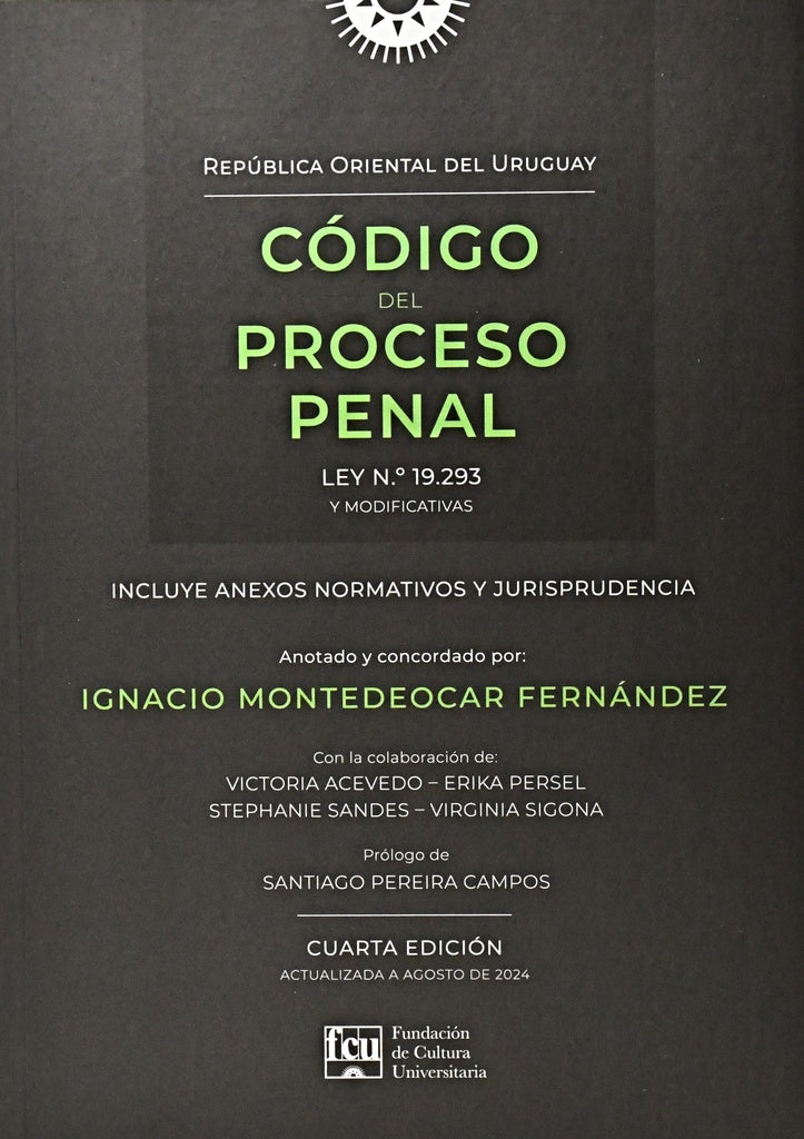 CÓDIGO DEL PROCESO PENAL.. | Ignacio  Montedeocar Fernández