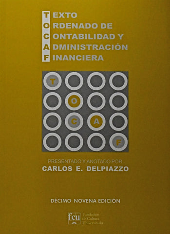 TOCAF (DECIMO NOVENA EDICION).. | Carlos E. Delpiazzo