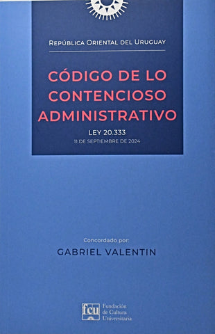 CÓDIGO DE LO CONTENCIOSO ADMINISTRATIVO.. | Gabriel  Valentin
