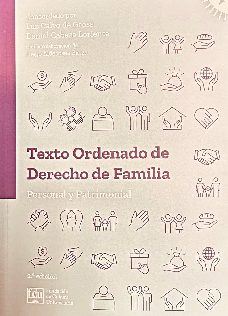 TEXTO ORDENADO DE DERECHO DE FAMILIA.. |  Luz  Calvo de Gross