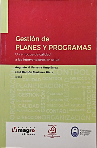 GESTION DE PLANES Y PROGRAMAS.. | Augusto H Ferreira