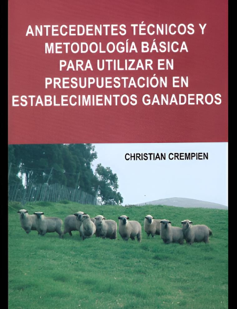 ANTECEDENTES TÉCNICOS Y METODOLOGÍA PARA PRESUPUESTACIÓN.. | CHRISTIAN CREMPIEN