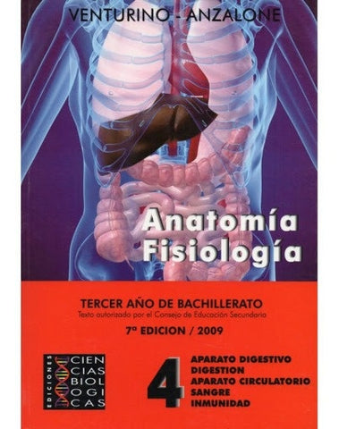 ANATOMÍA FISIOLOGÍA TOMO 4.. | Venturino, Anzalone