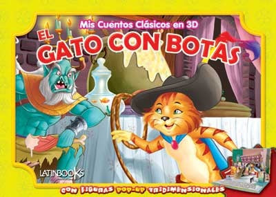 gato con  botas en 3d