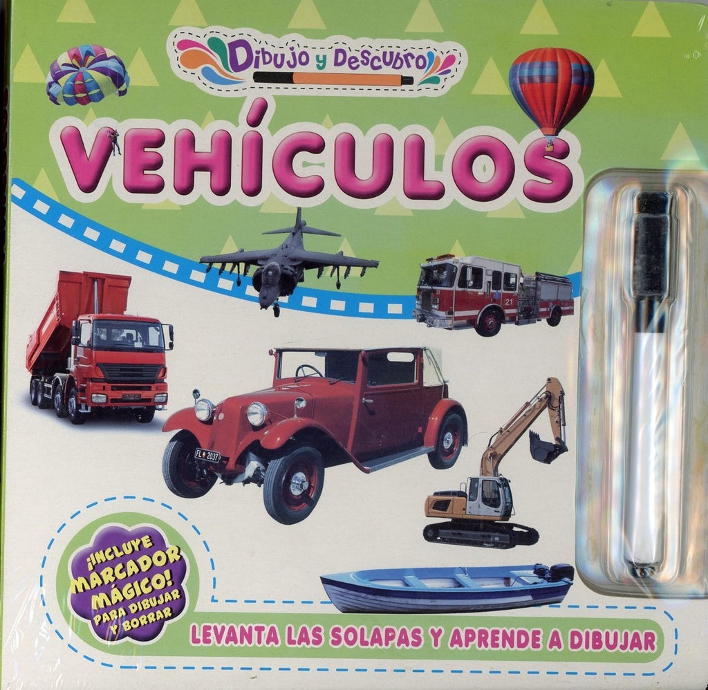 DIBUJO Y DESCUBRO : VEHICULOS  | sin autor