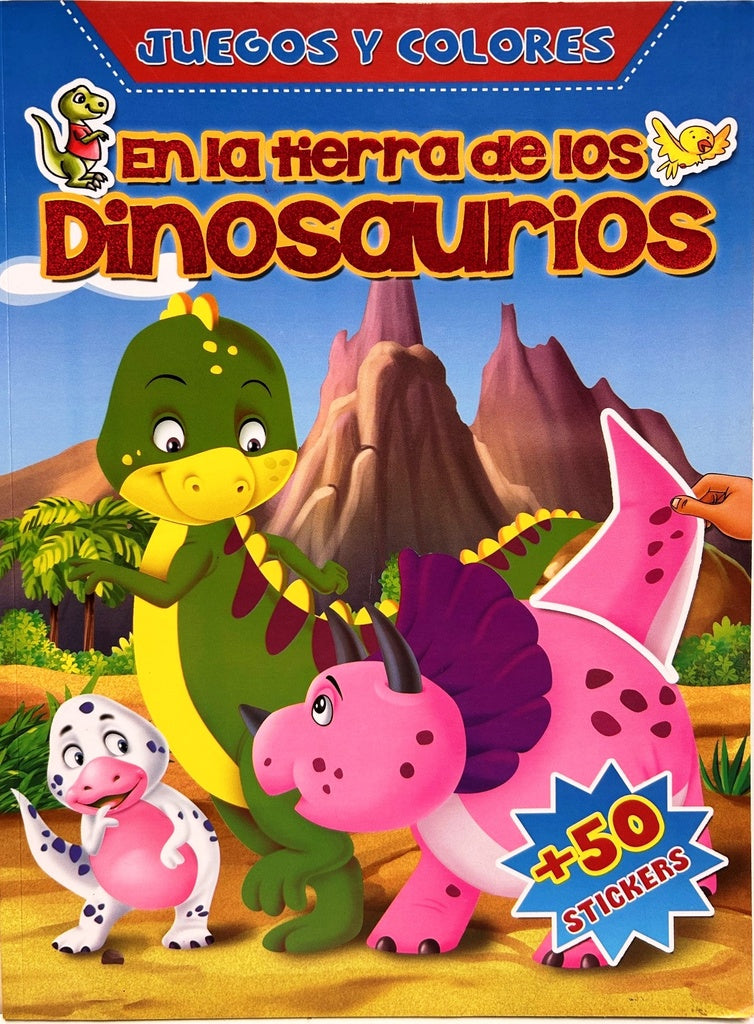 JUEGOS Y COLORES : DINOSAURIOS  | sin autor