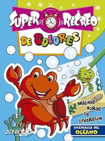 Animales del Océano. Super recreo de colores