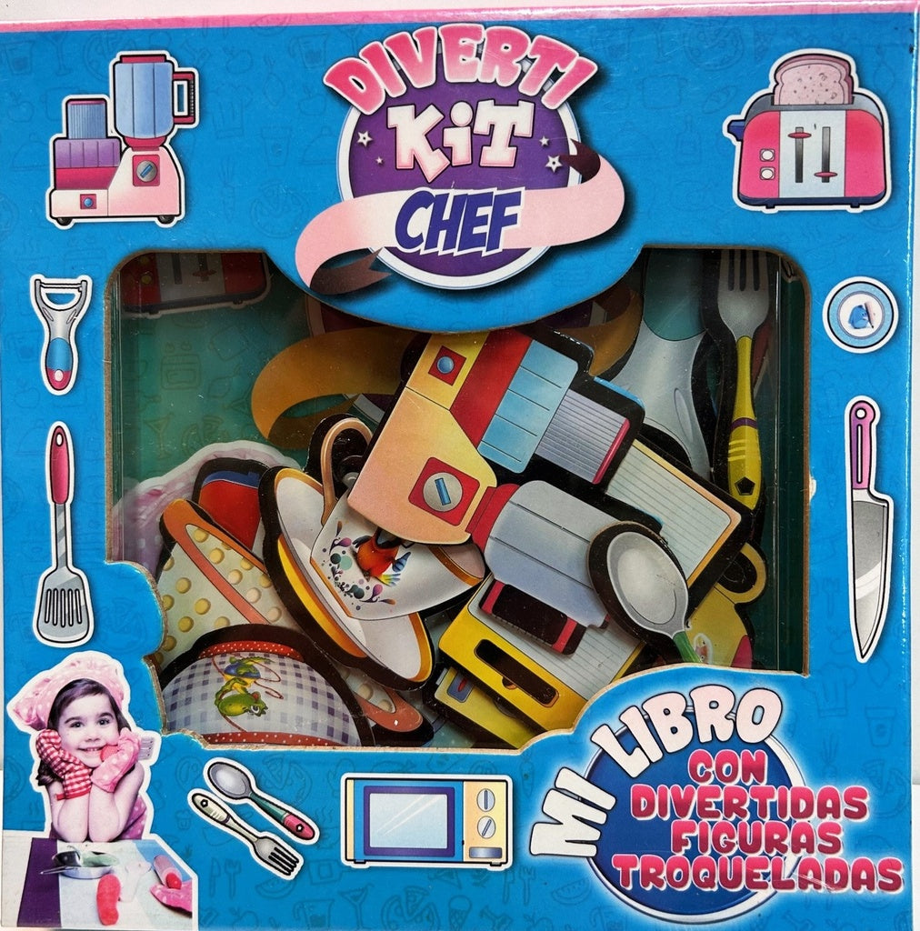 DIVERTI KIT CHEF (MI LIBRO CON DIVERTIDAS FIGURAS TROQUELADAS)