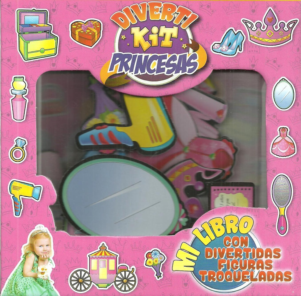 DIVERTI KIT PRINCESAS (MI LIBRO CON DIVERTIDAS FIGURAS TROQUELADAS)