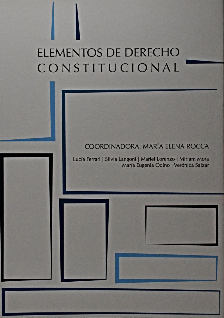 ELEMENTOS DE DERECHO CONSTITUCIONAL.. | MARIA ELENA ROCCA