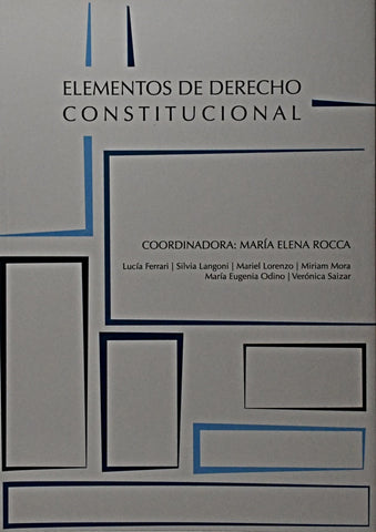 ELEMENTOS DE DERECHO CONSTITUCIONAL.. | MARIA ELENA ROCCA