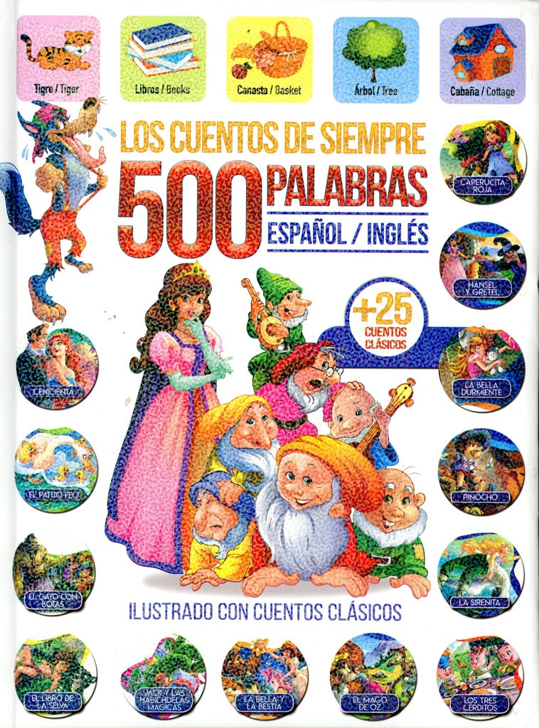 500 PALABRAS ESPAÑOL INGLES LOS CUENTOS DE SIEMPRE