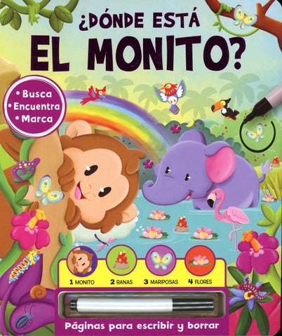 DONDE ESTA EL MONITO (COLECCION BUSCA ENCUENTRA MARCA)*