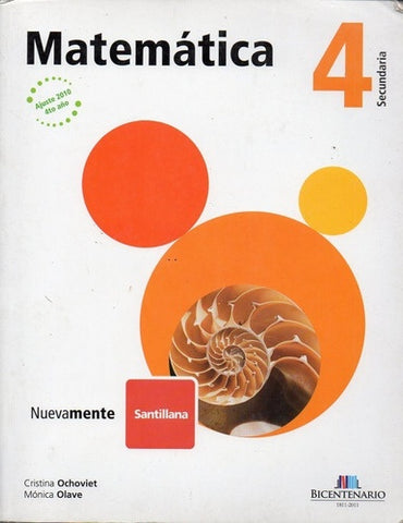 MATEMATICA 4 | Cristina Ochoviet