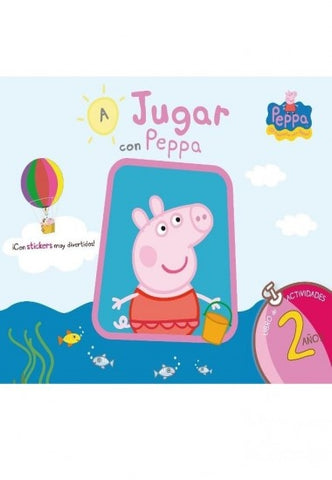 A jugar con Peppa. Libro de actividades 2 años