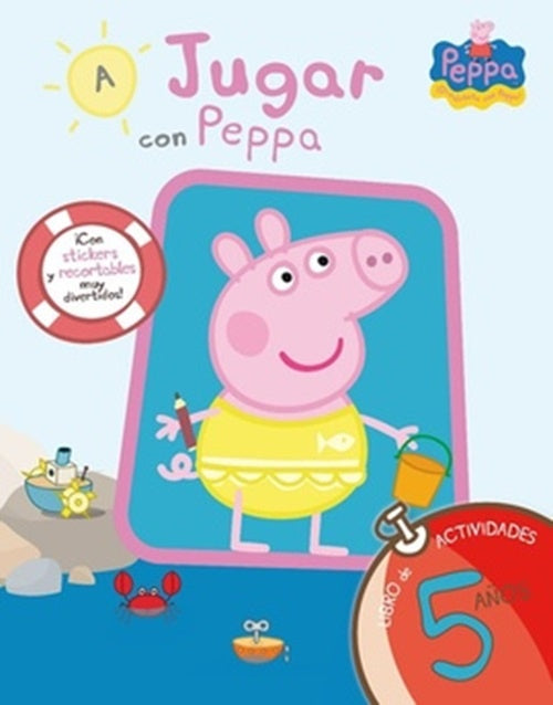 A jugar con Peppa. Libro de actividades 5 años