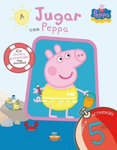 A jugar con Peppa. Libro de actividades 5 años