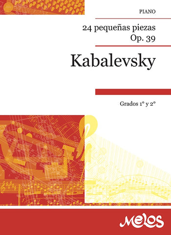 BA12457 - 24 pequeñas piezas Op. 39 | Dimitri Kabalevsky