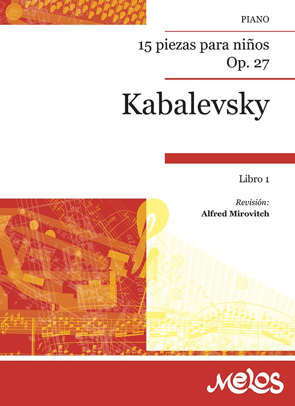 BA12460 - 15 piezas para niños Op. 27 - Libro 1 | Dimitri Kabalevsky