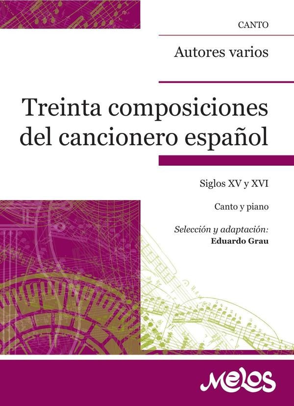 BA9853 - Treinta composiciones del cancionero español | Vários autores, Vários autores y otros