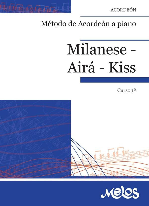 BA12705 - Método de Acordeón a piano - Curso 1º | J. B. Milanese