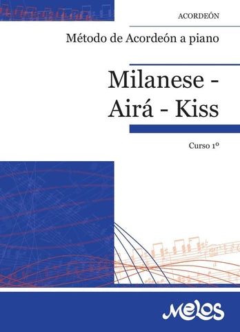 BA12705 - Método de Acordeón a piano - Curso 1º | J. B. Milanese