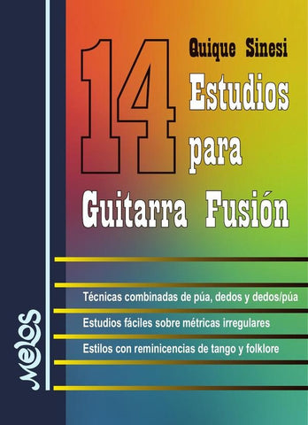 BA13602 - 14 estudios para guitarra fusión | Quique Sinesi